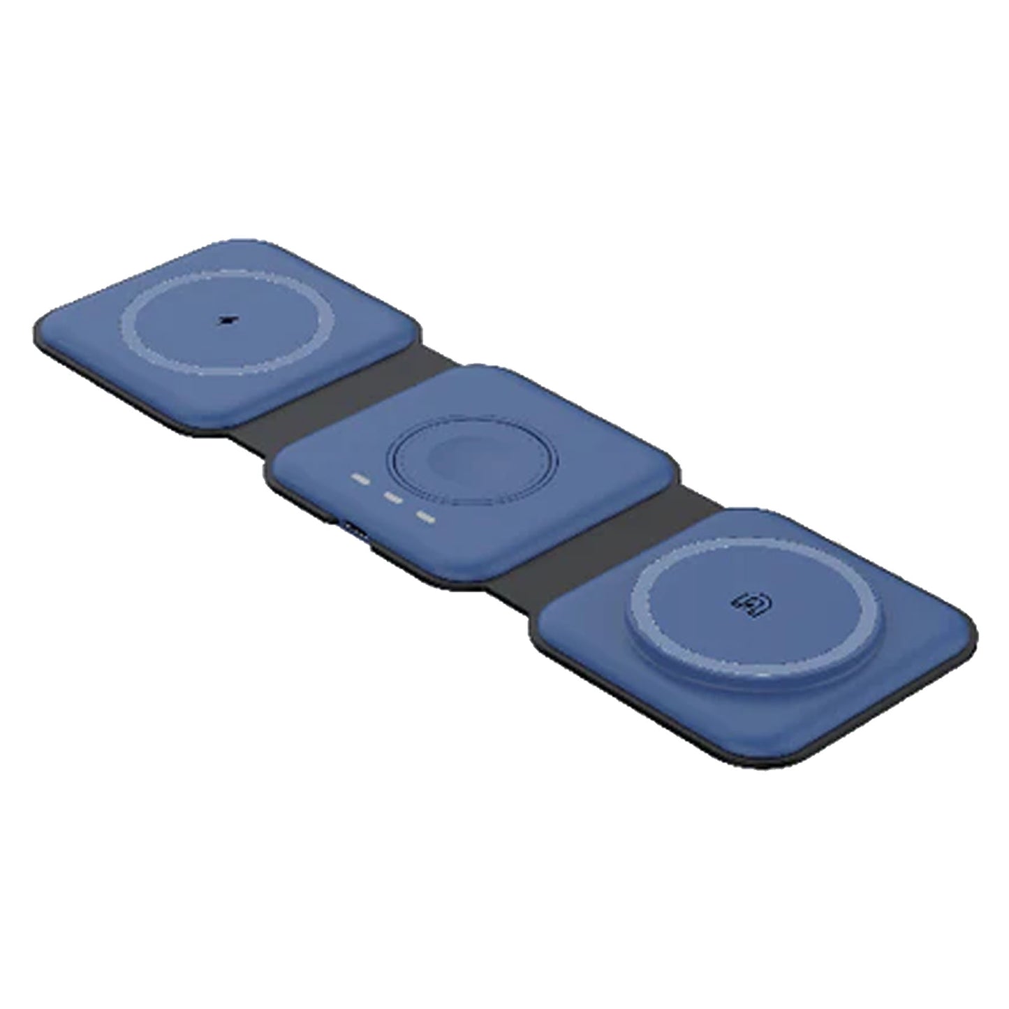 Mazer Mag Trifold 3-in-1 Foldable Wireless Charger - MagSafe and Apple Watch Charge Compatible with adapter 30W GAN - Forexengineer -Malaysia