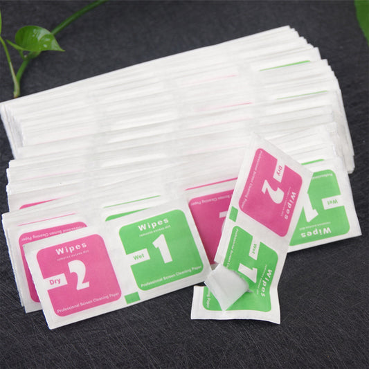 Dry and Wet 1+2 Cleaning Pack Mini Professional Screen Cleaning Wipes for Mobile Phone & Gadget - Forexengineer -Malaysia- 9576463683445