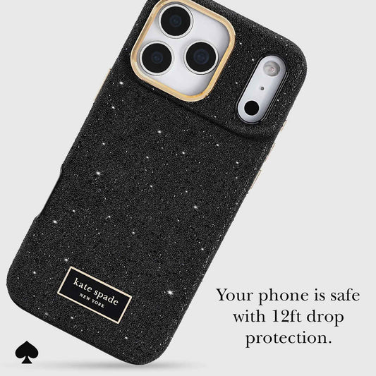 Kate Spade Crystal Pave Nightfall for iPhone 17 Pro Max / 17 Pro - Magsafe Compatible