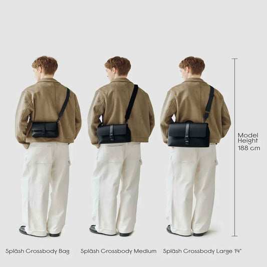 Gaston Luga Spläsh Crossbody Large 14" - Fit Most 11"–14" Laptops and Daily Essentials