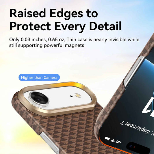 RAPTIC Aramid Fiber Skin-Origin for iPhone 17 Series - Magsafe Compatible Case