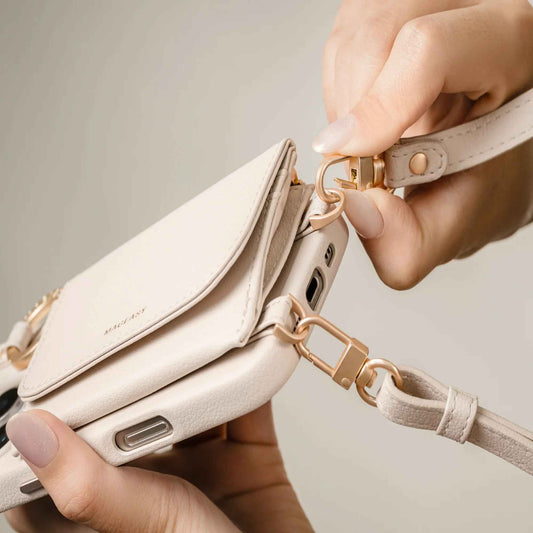 MAGEASY 12mm Classic Leather Strap with Strap Card ( 74.5 - 128 cm Adjustable Length )