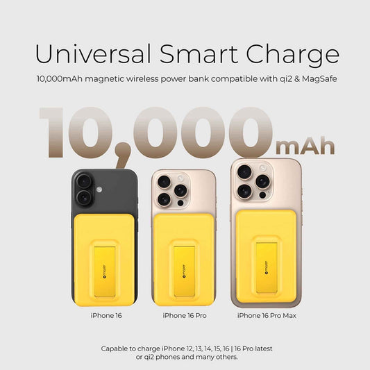 Mazer MagAir 20 - CCC Qi2 Certified Power Bank with Buil-in Stand 10000mAh