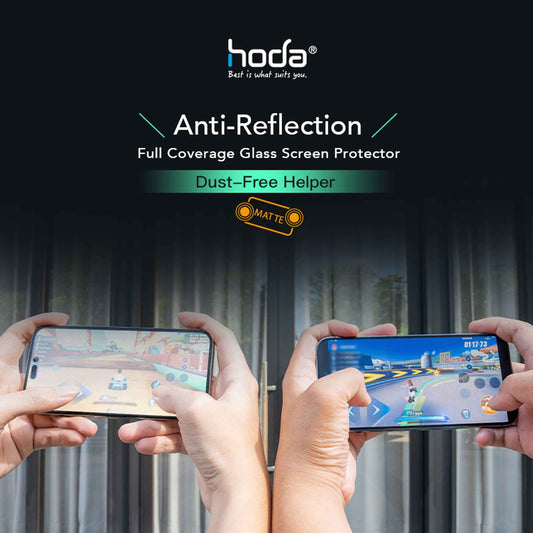 Hoda Anti-Reflection ( Matte ) Tempered Glass Screen Protector for iPhone 17 Series - Dust-Free Helper Lite Included
