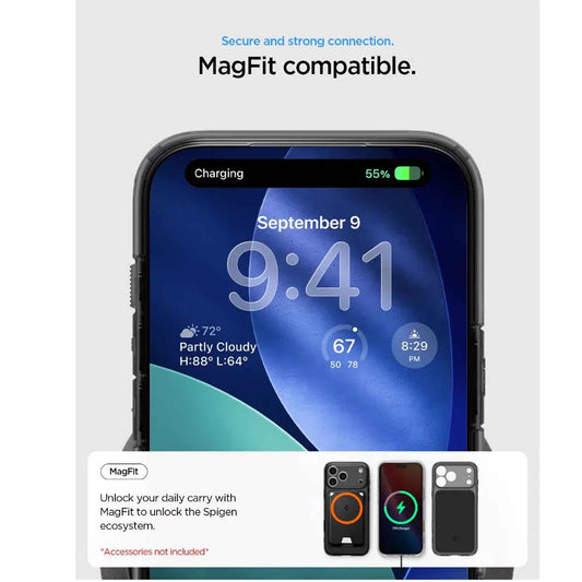 Spigen Ultra Hybrid T Magfit for iPhone 17 Series - Magsafe Compatible with Camera Control Cover Button