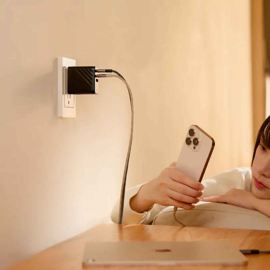 ADAM Elements P67 GaN 67W 3 Port Fast Charging Travel Adapter Wall Charger