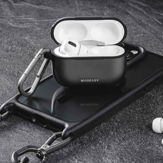 MAGEASY Roam for AirPods 4 with Carabiner