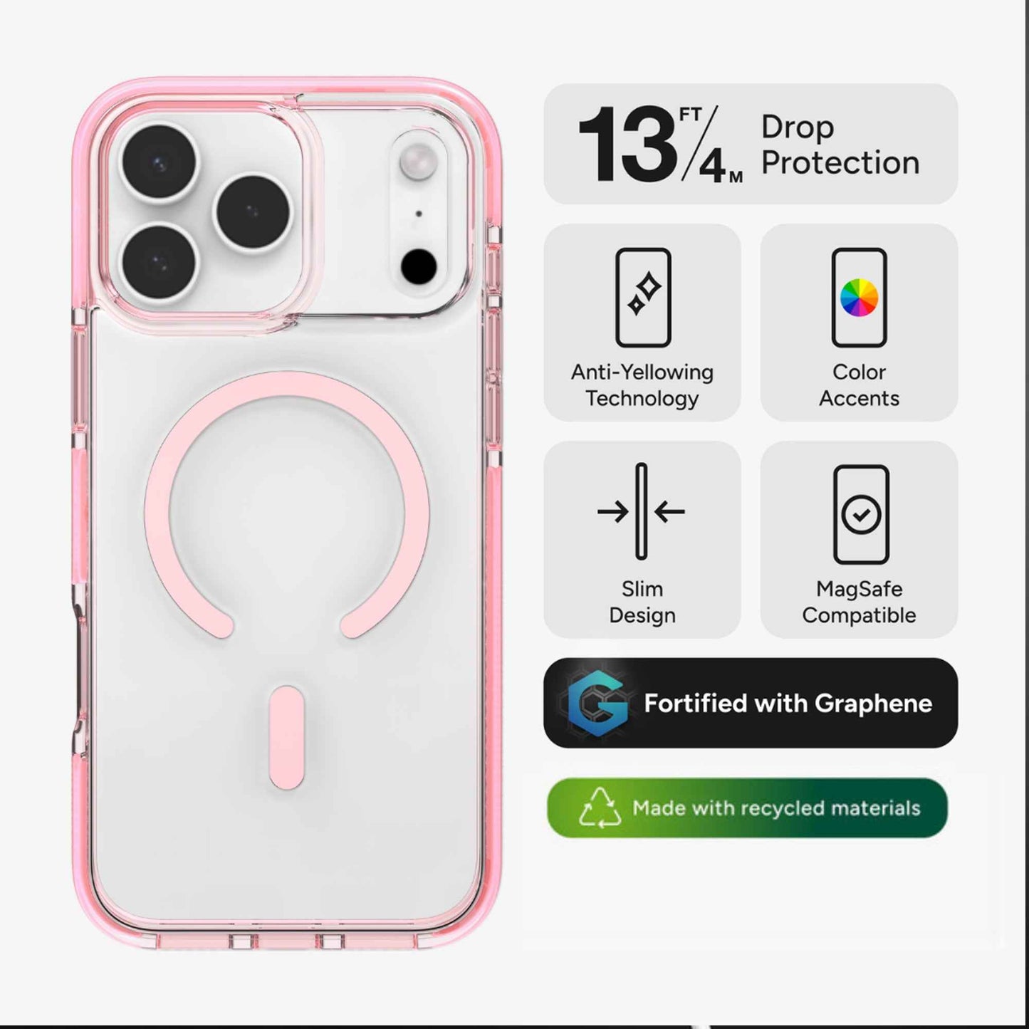 ZAGG Santa Cruz Snap Case for iPhone 17 Series - Magsafe Compatible