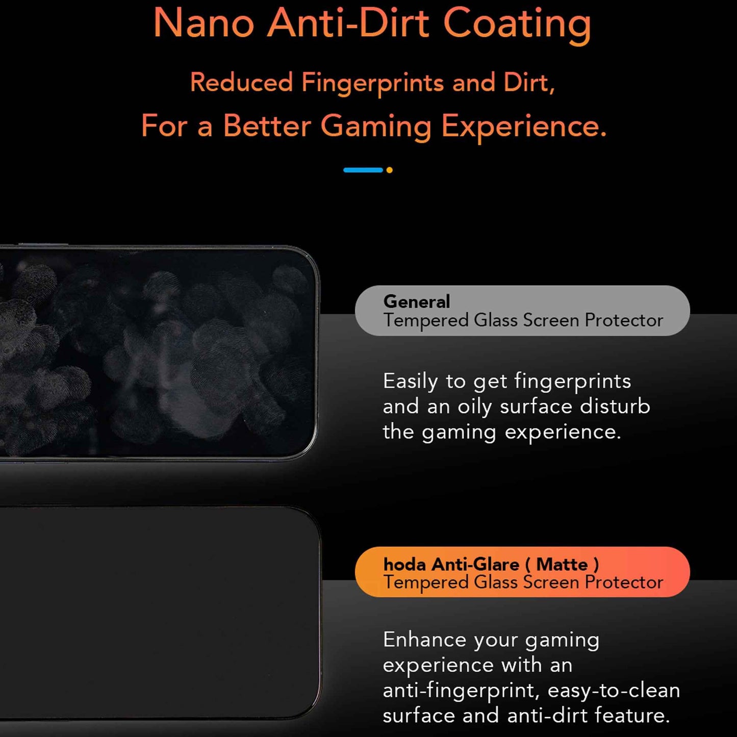 HodaΒ Anti-Glare ( Matte ) Glass Screen Protector for iPhone 17 Series / 16 Pro with Dust-Free Helper Lite