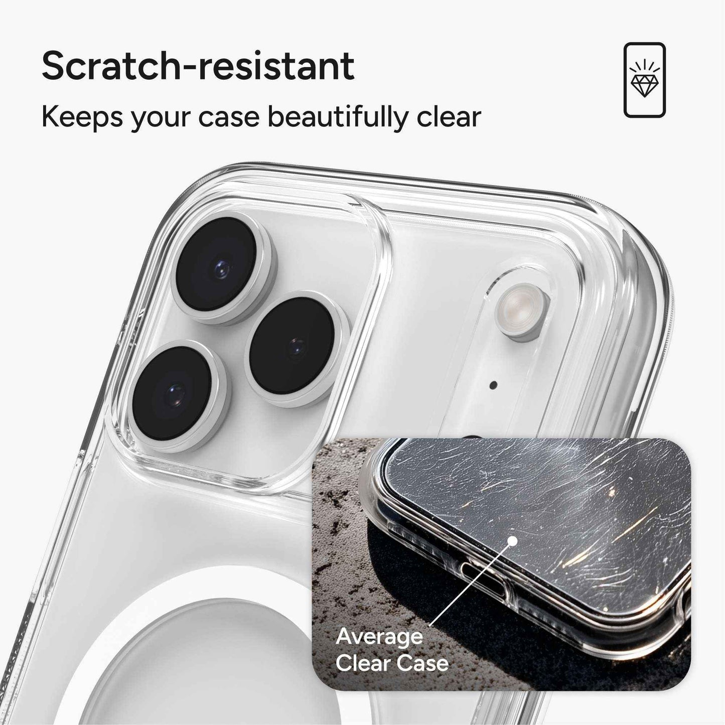 ZAGG Crystal Palace Snap Case with Camera Button for iPhone 17 Pro Max / 17 Pro Magnetic Case