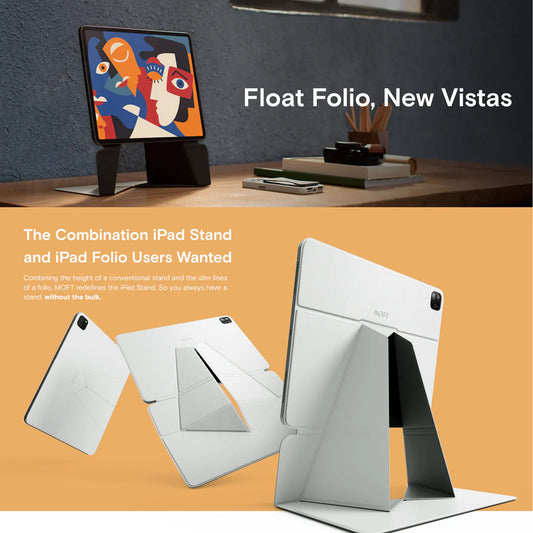 MOFT Snap Float Folio & Case Set for iPad Pro 12.9" / Pro 11” and iPad Air 10.9" - Forexengineer -Malaysia- 6975820900042-STG6975820900707-6975820900028-STG6975820900677