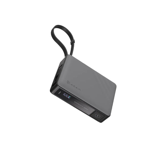ADAM Elements GRAVITY 30W Power Bank 10000mAh Fast Charging with Built-In Cable