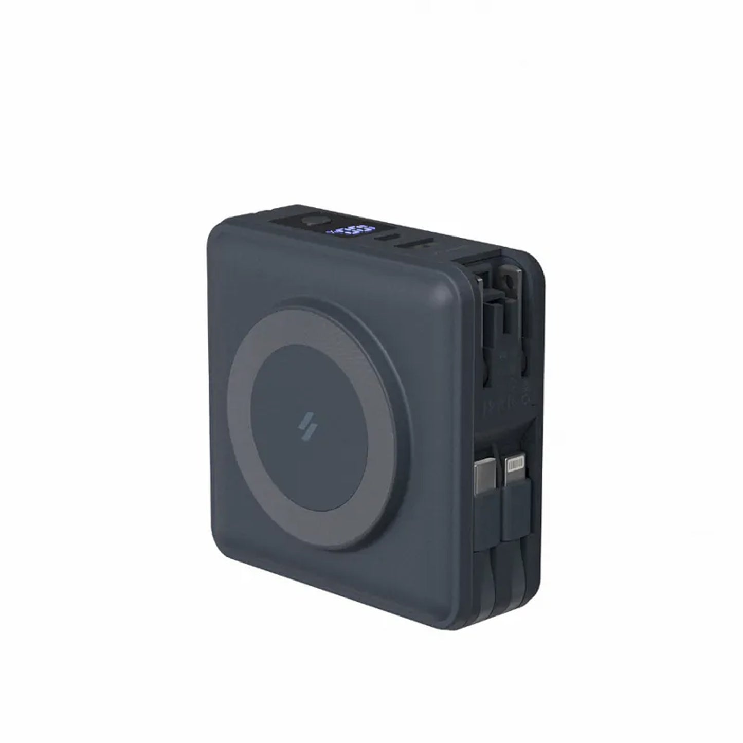 ADAM Elements GRAVITY X5 Powerbank 15000mAh with Cable USB-C Lightning 5-in-1 and Travel Adapter