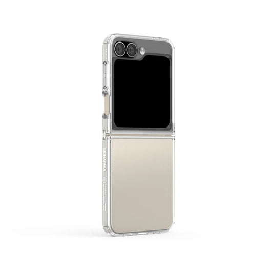 SKINARMA Saido Case for Samsung Galaxy Z Flip 6 - 360° Full Protection and 2H Scratch Resistance - Clear - Forexengineer -Malaysia- 8886461245875