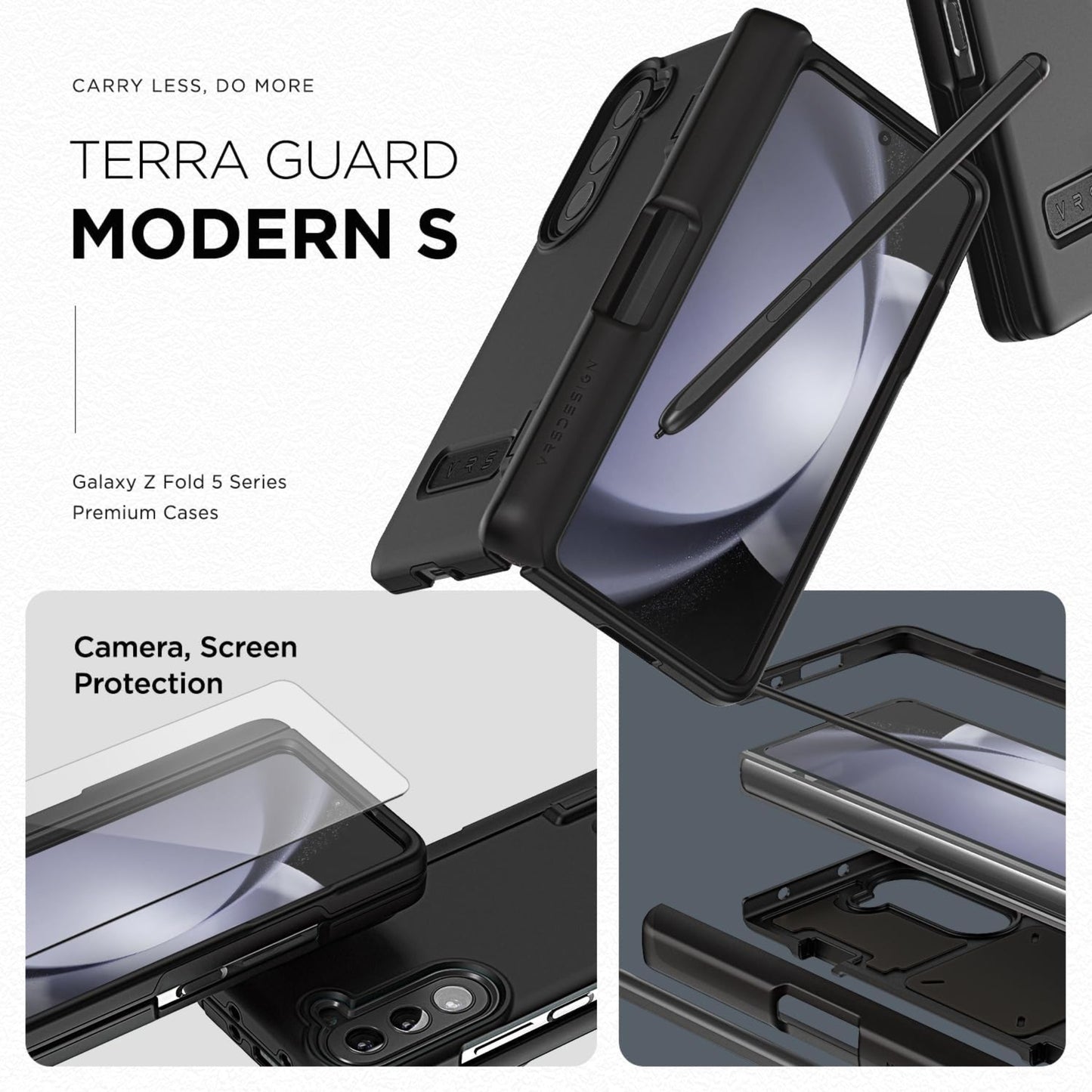 VRS Design Terra Guard Modern Series for Samsung Galaxy Z Fold 5 (with S-pen Slot)