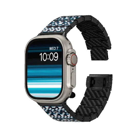 PITAKA Dreamland ChromaCarbon Band for Apple Watch All Models - Forexengineer -Malaysia- 7493554143454-7493554143386