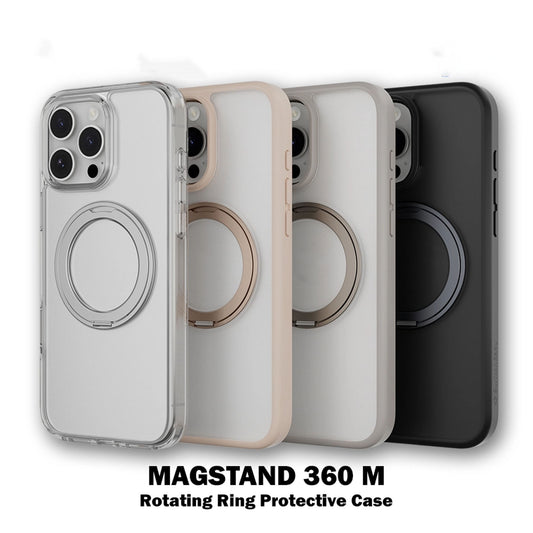 MAGEASY MagStand 360 M Rotating Ring Protective Case for iPhone 16 Series - Forexengineer -Malaysia