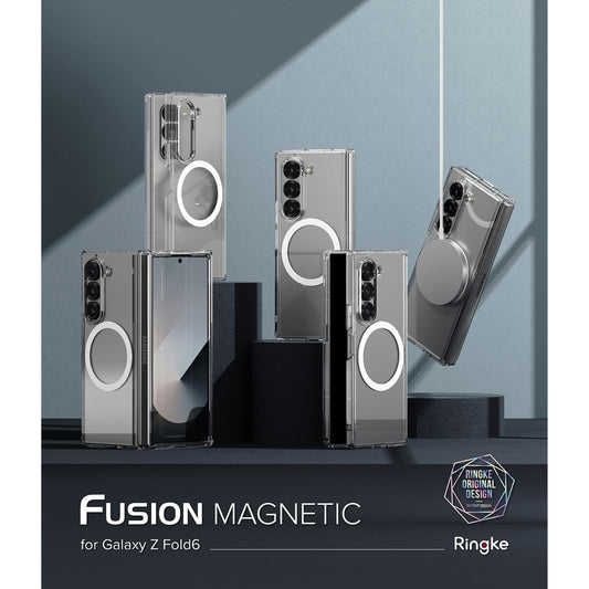 Ringke Fusion Magnetic for Samsung Galaxy Z Fold 6 - MagSafe Compatible - Clear - Forexengineer -Malaysia- 8809961786969