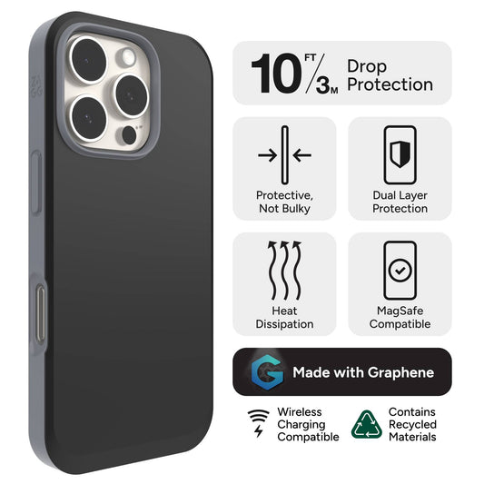 ZAGG SoHo Snap Case for iPhone 16 Series- Graphene Technology with MagSafe Compatible - Forexengineer -Malaysia
