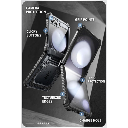 i-Blason Armorbox for Samsung Galaxy Z Flip 6 - With Built-in Screen Protector and Belt Clip Holster - Forexengineer -Malaysia- 843439147706-843439147713-843439147720-843439147102