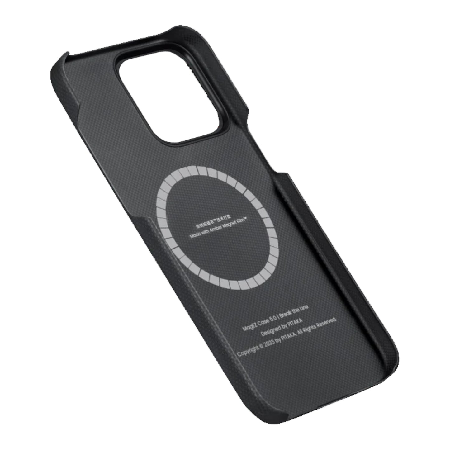 PITAKA MagEZ Case 5 Break the Line for iPhone 15 Series - Made with MagSafe SlimBoard™ Module 2.0