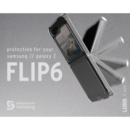 UAG Plyo Case for Samsung Galaxy Z Flip 6 - Anti-Yellowing Technology and Heavy-duty Protection - Ice - Forexengineer -Malaysia- 840283913761