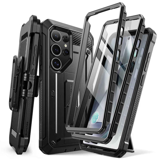SUPCASE UB Pro for Samsung Galaxy S25 Ultra - With Built-in Screen Protector and Kickstand