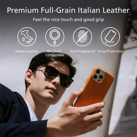 Alto Clop Leather Magnetic Case for iPhone 16 Series - MagSafe Compatible - Forexengineer -Malaysia