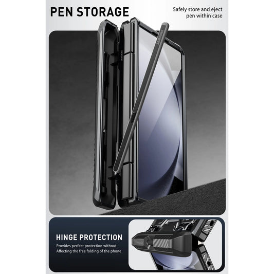 i-Blason Armorbox Case with Built-in Tempered Glass Screen Protector and S Pen Holder for Samsung Galaxy Z Fold 6 - Forexengineer -Malaysia- 843439147607-843439147300-843439147317-843439147393-843439147409