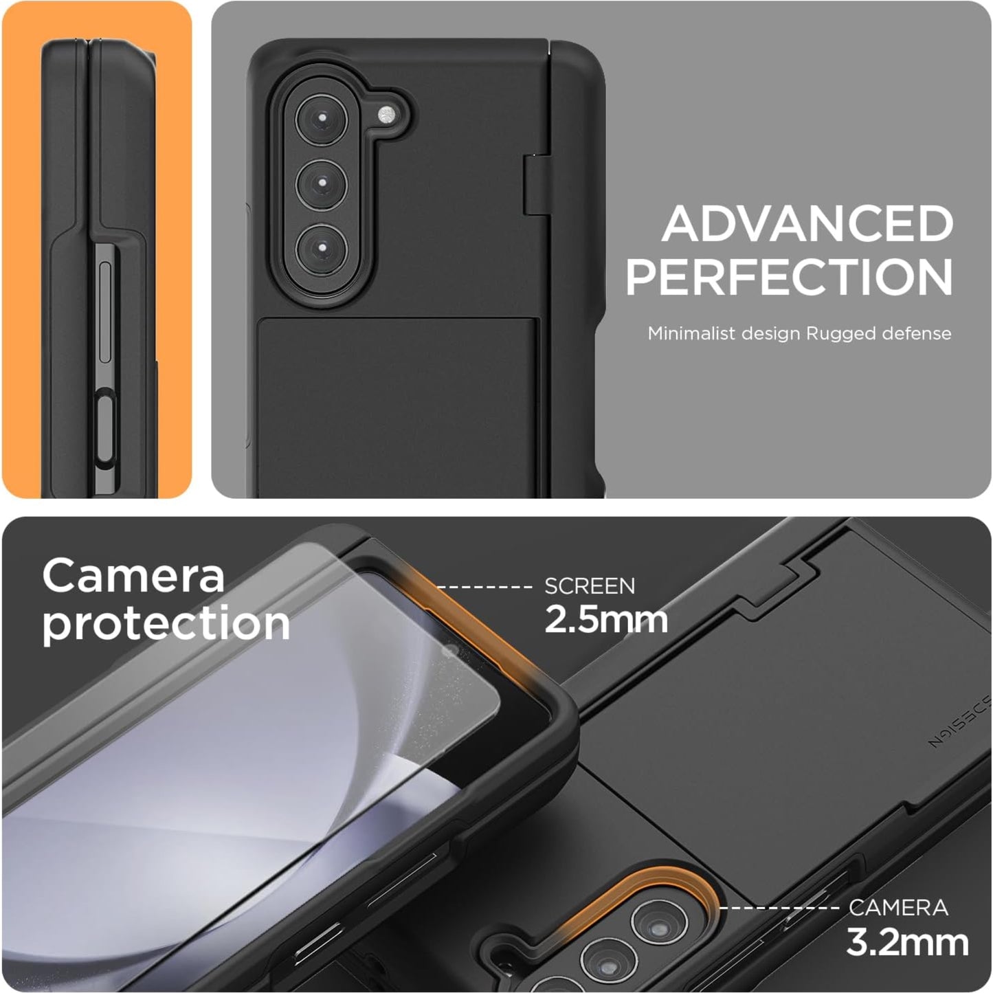 VRS Design Terra Guard Modern Go Series for Samsung Galaxy Z Fold 5 (with S-pen Slot)