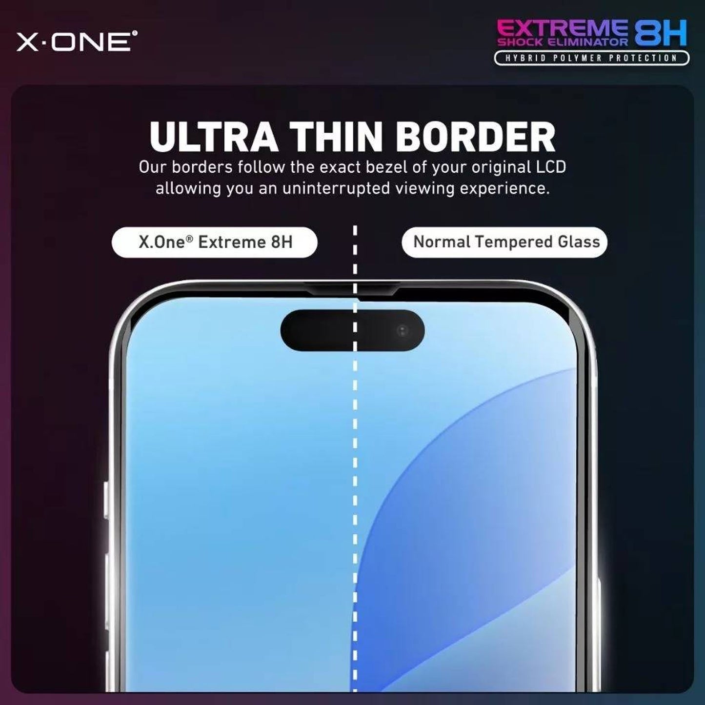 X.One Extreme Shock Eliminator 8H (5th Generation) for iPhone 16 Series - Clear HD - Forexengineer -Malaysia