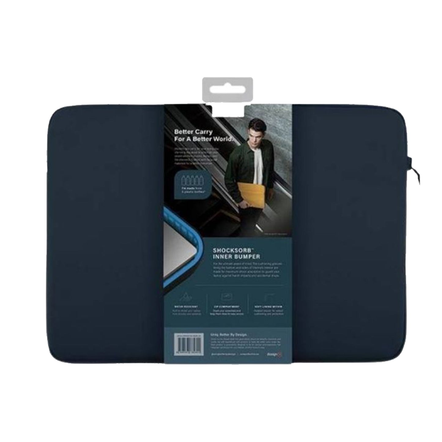 UNIQ Vienna Protective Nylon Laptop and MacBook Sleeve ( Up to 14” ) - Water Resistant Exterior