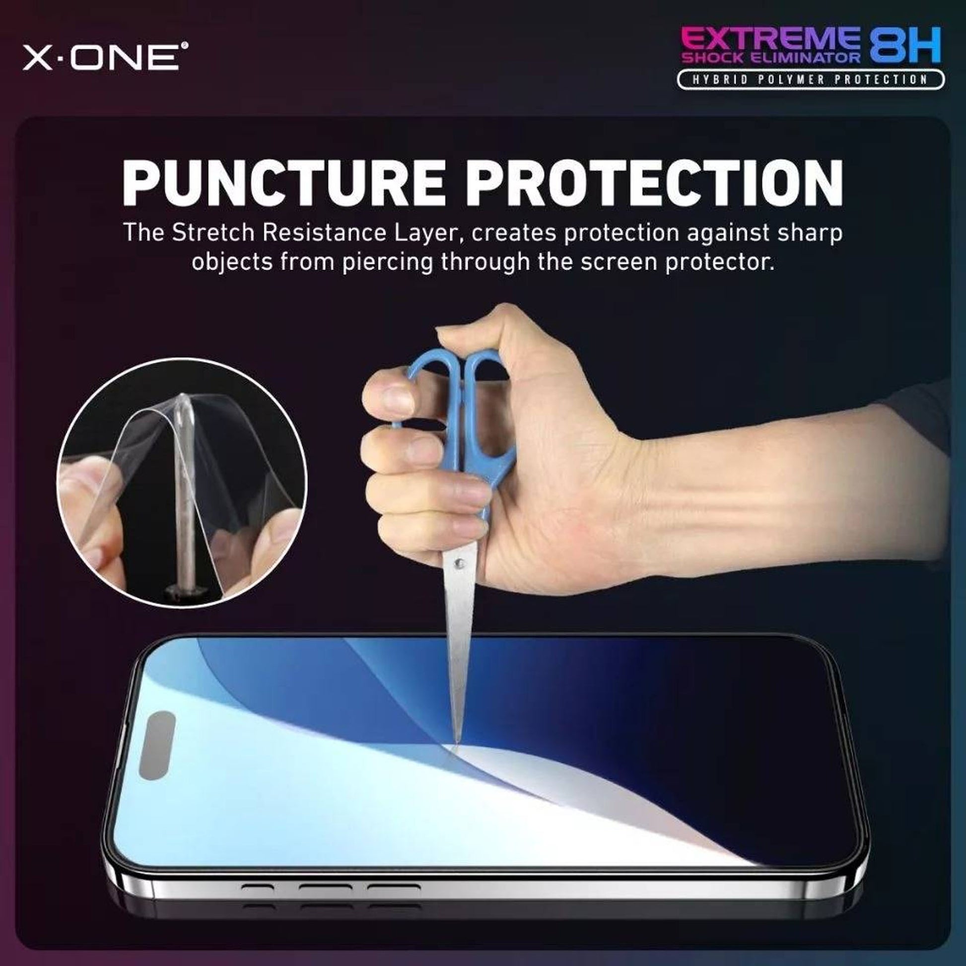 X.One Extreme Shock Eliminator 8H (5th Generation) for iPhone 16 Series - Clear HD - Forexengineer -Malaysia