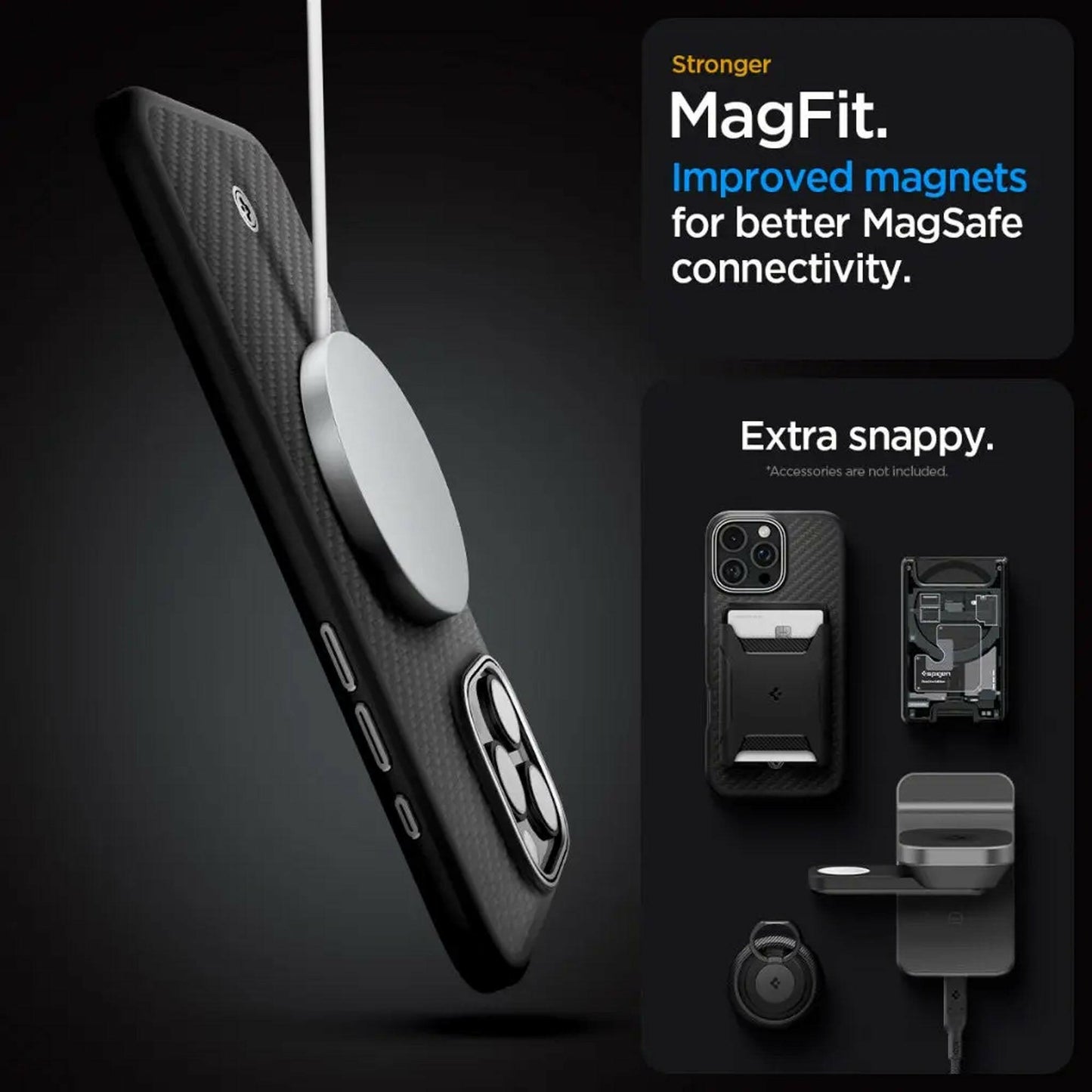Spigen Enzo Aramid MagFit for iPhone 16 Series - MagSafe Compatible - Forexengineer -Malaysia- 8809971233576-8809971233644-8809971229531-8809971230636