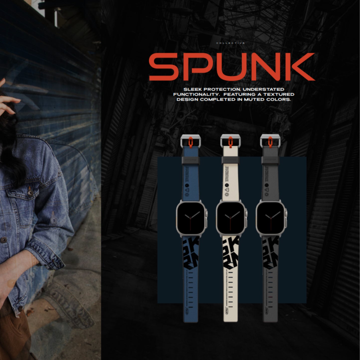 SKINARMA Spunk Strap for Apple Watch 49mm / 45mm / 44mm / 42mm