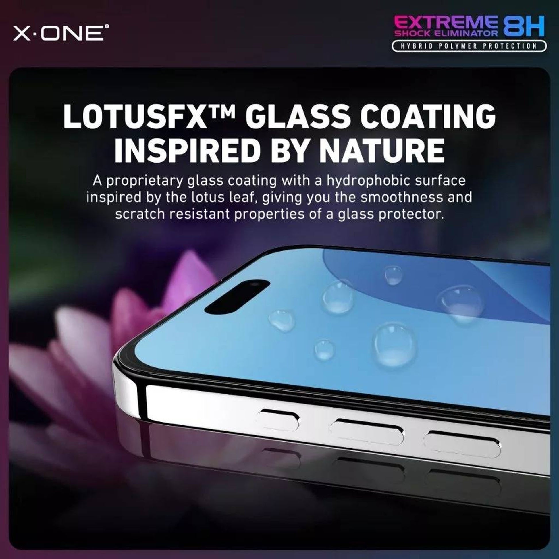 X.One Extreme Shock Eliminator 8H (5th Generation) for iPhone 16 Series - Clear HD - Forexengineer -Malaysia