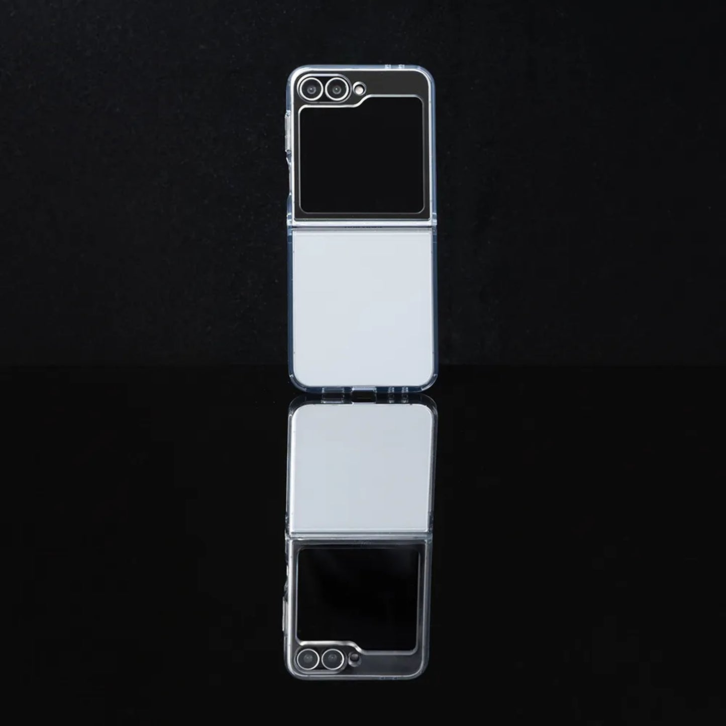 SKINARMA Saido Case for Samsung Galaxy Z Flip 6 - 360° Full Protection and 2H Scratch Resistance - Clear - Forexengineer -Malaysia- 8886461245875