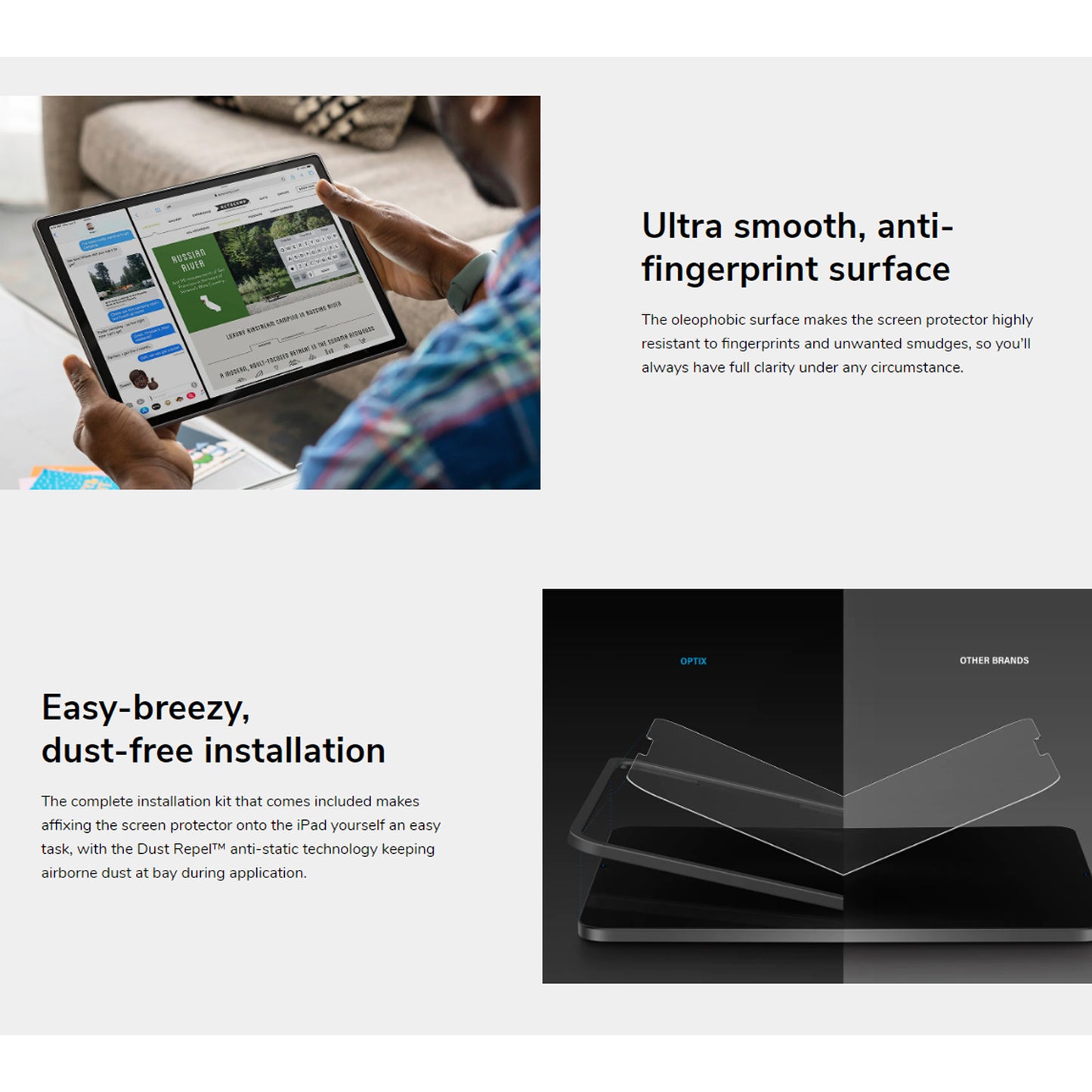 UNIQ Optix Clear Glass for iPad A16 11th Gen ( 2025 ) / iPad 10.9” 10th Gen ( 2022 ) Screen Protector - Clear - Forexengineer -Malaysia- 8886463683910