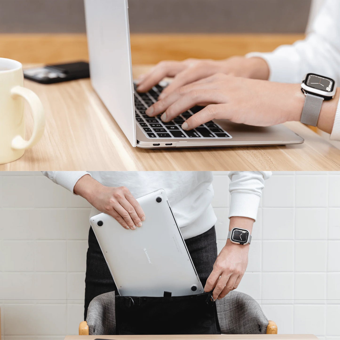 SwitchEasy Nude Case for Macbook Air 15" ( 2023 ) - Transparent - Forexengineer -Malaysia- 4895241119071