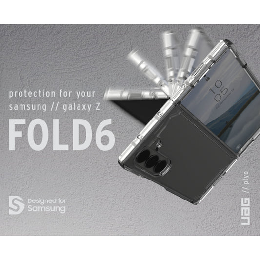 UAG Plyo for Samsung Galaxy Z Fold 6 - Impact Drop Protection and Open Hinge Design - Ice - Forexengineer -Malaysia- 840283913723