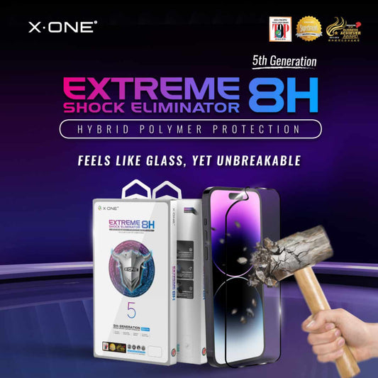 X.One Extreme Shock Eliminator 8H ( 5th Generation ) for iPhone 15 Series - Clear HD - Forexengineer -Malaysia- 866845678457-86684567844-866845678458-86684567856-866845678459-86684567874-866845678460-86684567886