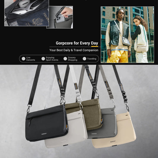 MAGEASY 2L Sacoche Utility Crossbody Bag + Strap Phone Lanyard 20mm - Forexengineer -Malaysia