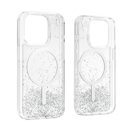 ZAGG Essential Glitter Snap Case for iPhone 15 Series - MagSafe Compatible - Forexengineer -Malaysia- 840056192744-840056192737
