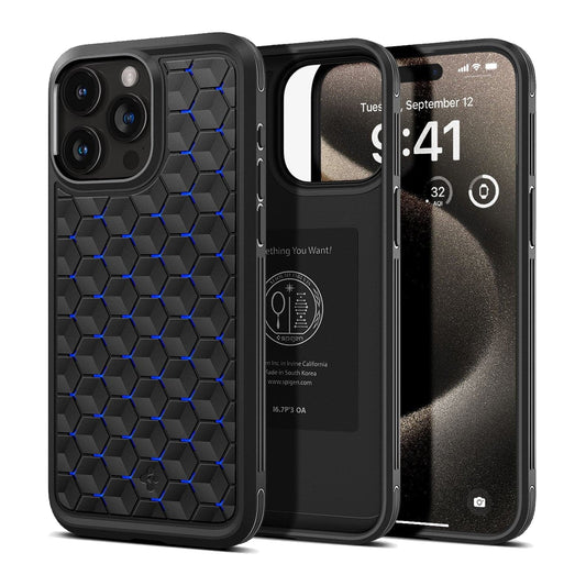Spigen Cryo Armor for iPhone 15 Pro Max - Cryo Blue - Forexengineer -Malaysia- 8809896749527