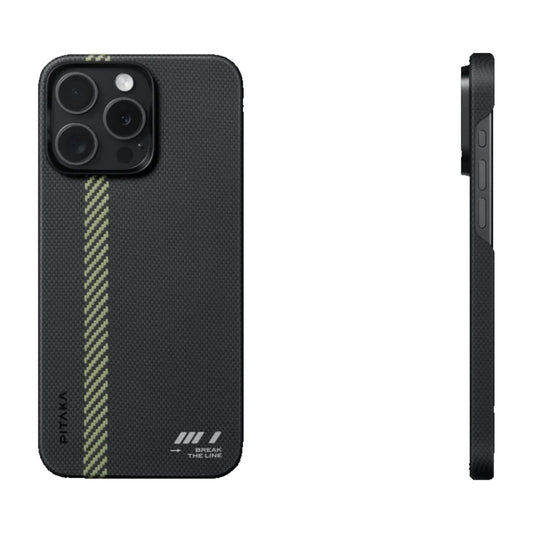 PITAKA MagEZ Case 5 Break the Line for iPhone 15 Series - Made with MagSafe SlimBoard™ Module 2.0 - Forexengineer -Malaysia- 0749355415359-0749355415342
