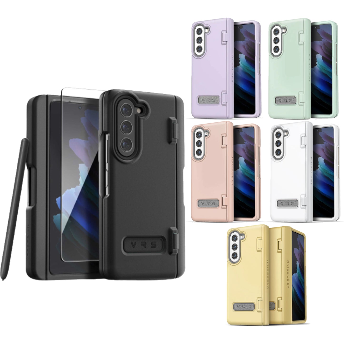 VRS Design Terra Guard Modern Series for Samsung Galaxy Z Fold 5 (with S-pen Slot)