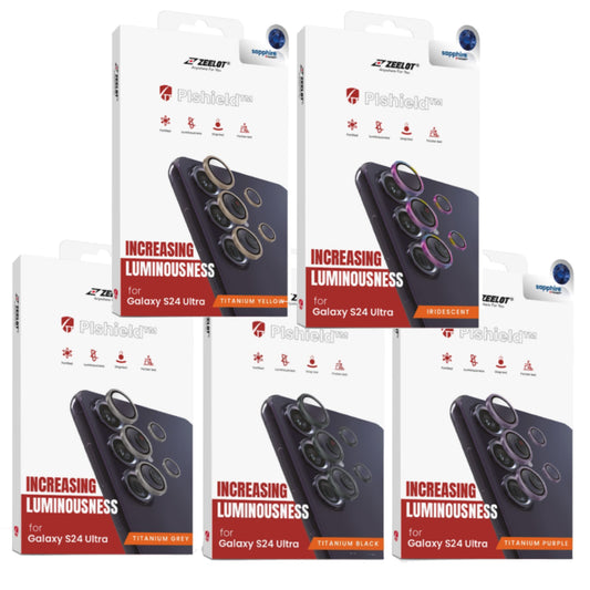 ZEELOT PIshield Sapphire Series Titanium Alloy Lens Protector for Samsung Galaxy S24 Ultra - Forexengineer -Malaysia- 4891011519799-4891011519805-4891011519812-4891011519829-4891011519836