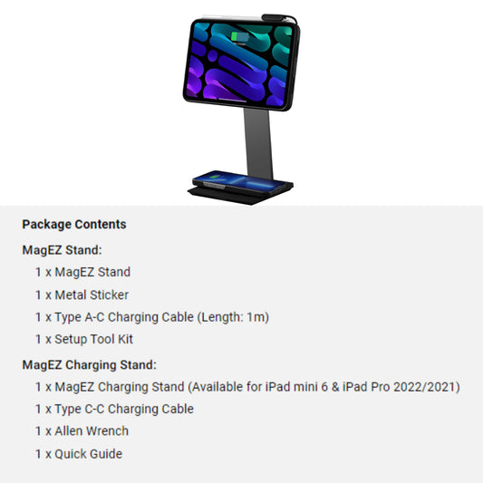 PITAKA MagEZ Stand for Tablets - Forexengineer -Malaysia- 6321116744386-6321116727310