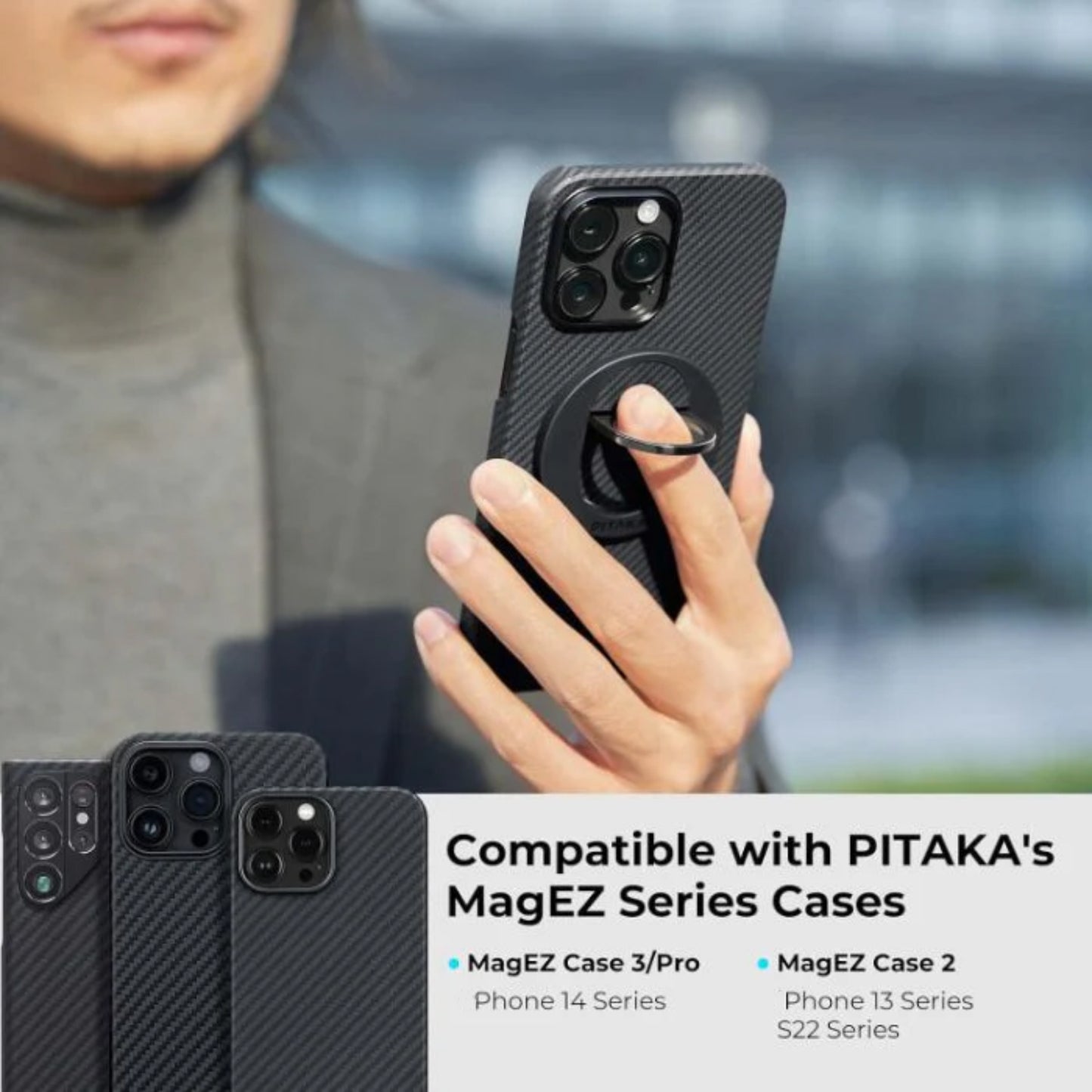 PITAKA MagEZ  Grip / MagEZ Grip 2 with NFC