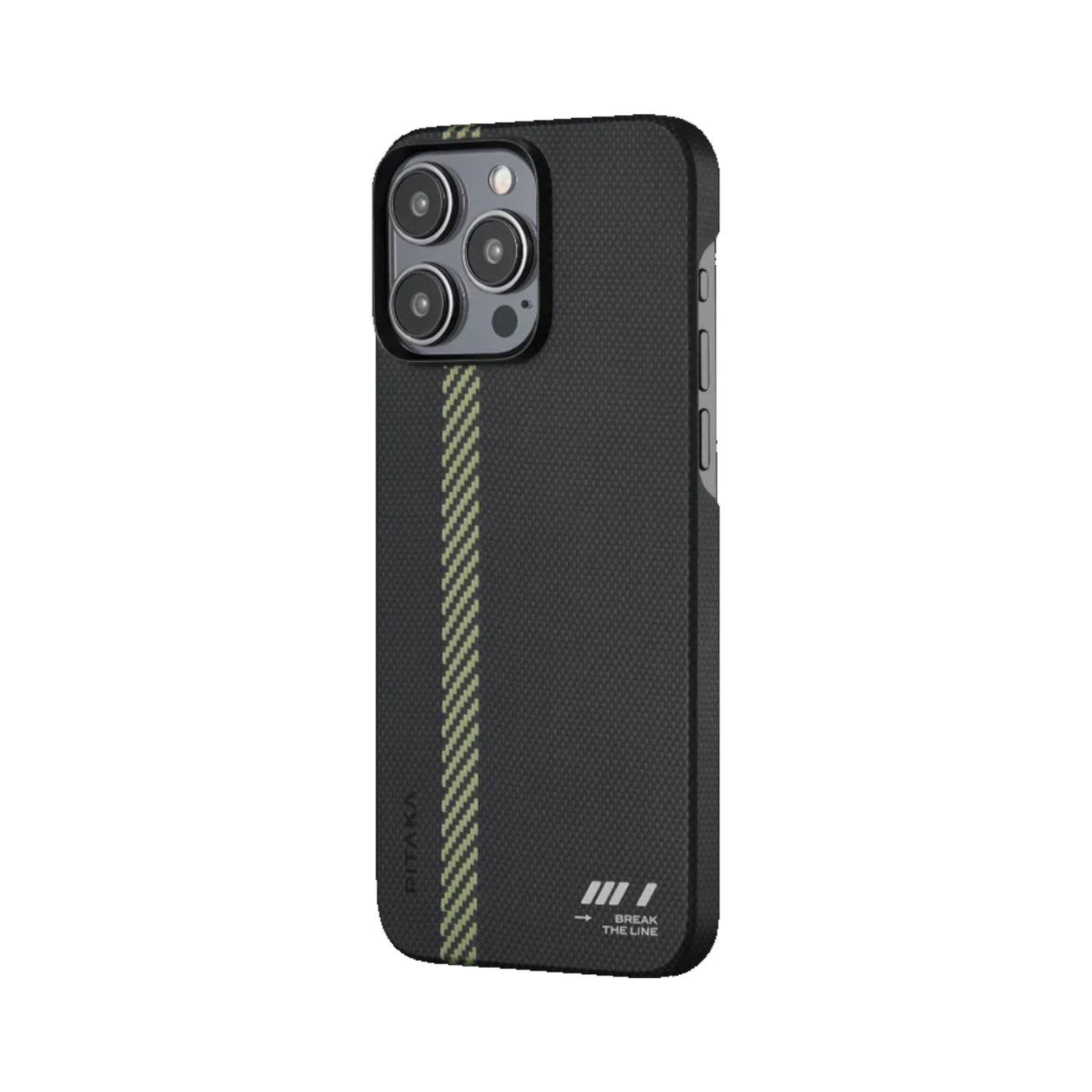 PITAKA MagEZ Case 5 Break the Line for iPhone 15 Series - Made with MagSafe SlimBoard™ Module 2.0